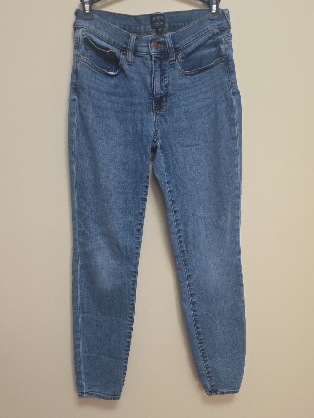 J. Crew Medium Wash Skinny Jeans - Light Blue